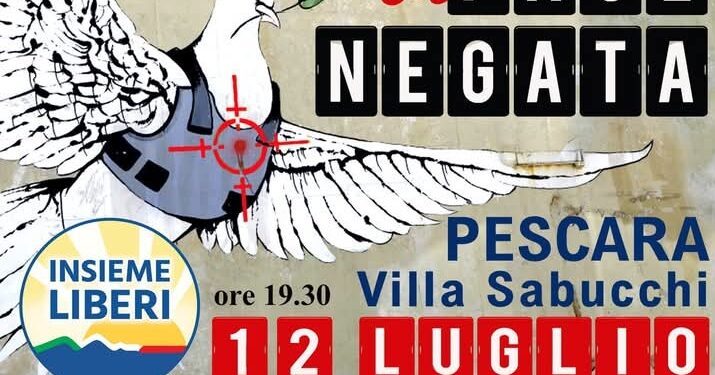 La Pace Negata. Riflessioni sugli eterni conflitti in Medio Oriente con Suoni, Immagini e Parole – Pescara, 12 luglio 2025, ore 19.30